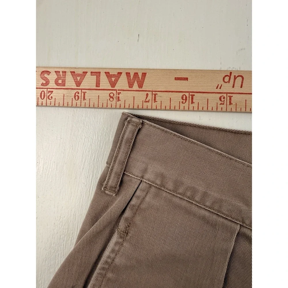 VTG Polo Ralph Lauren Pleated‎ Chino Pants Mens Fits 36x34 Brown Cotton relaxed